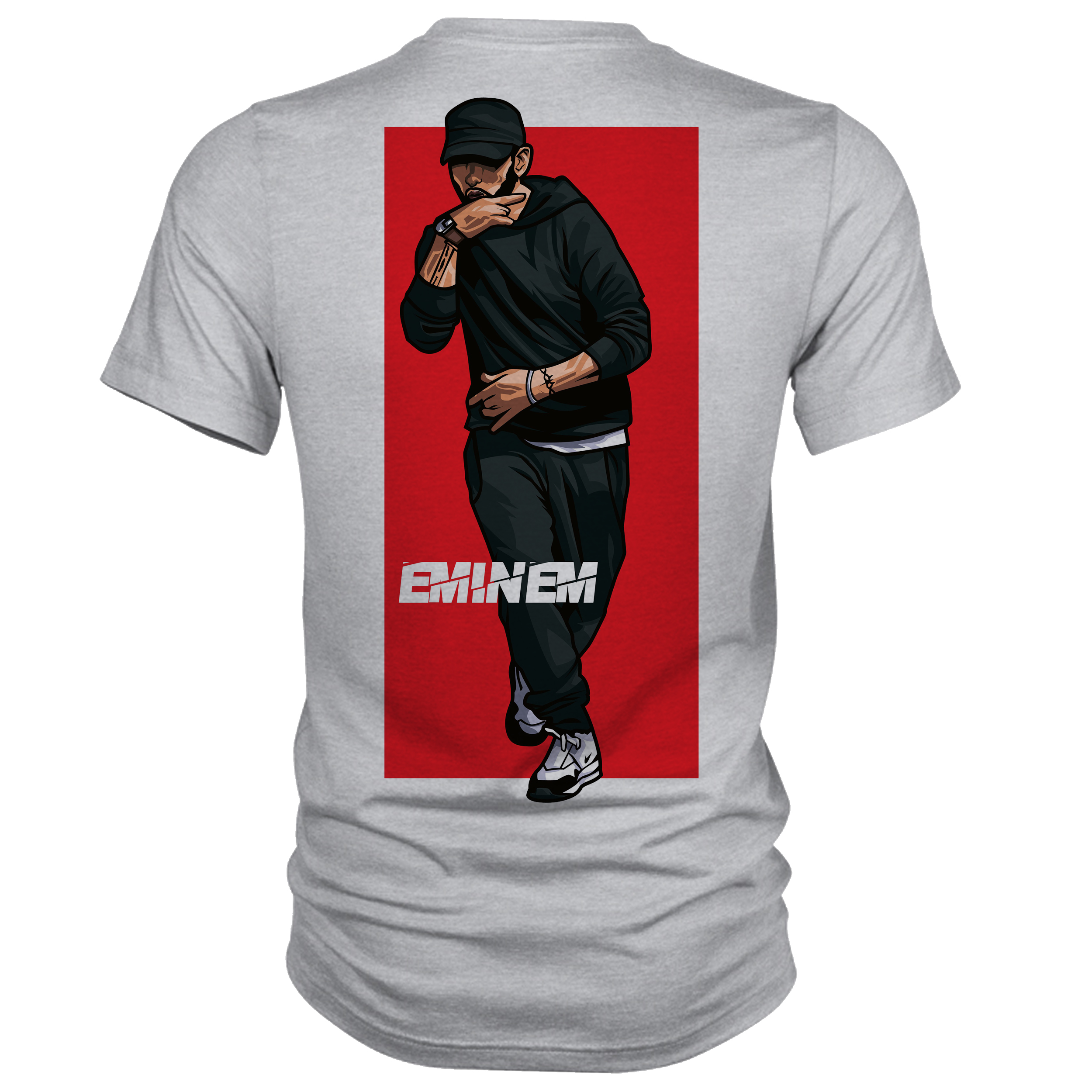 نقد و بررسی تیشرت آستین کوتاه مردانه 27 مدل Eminem کد Bb03 توسط خریداران