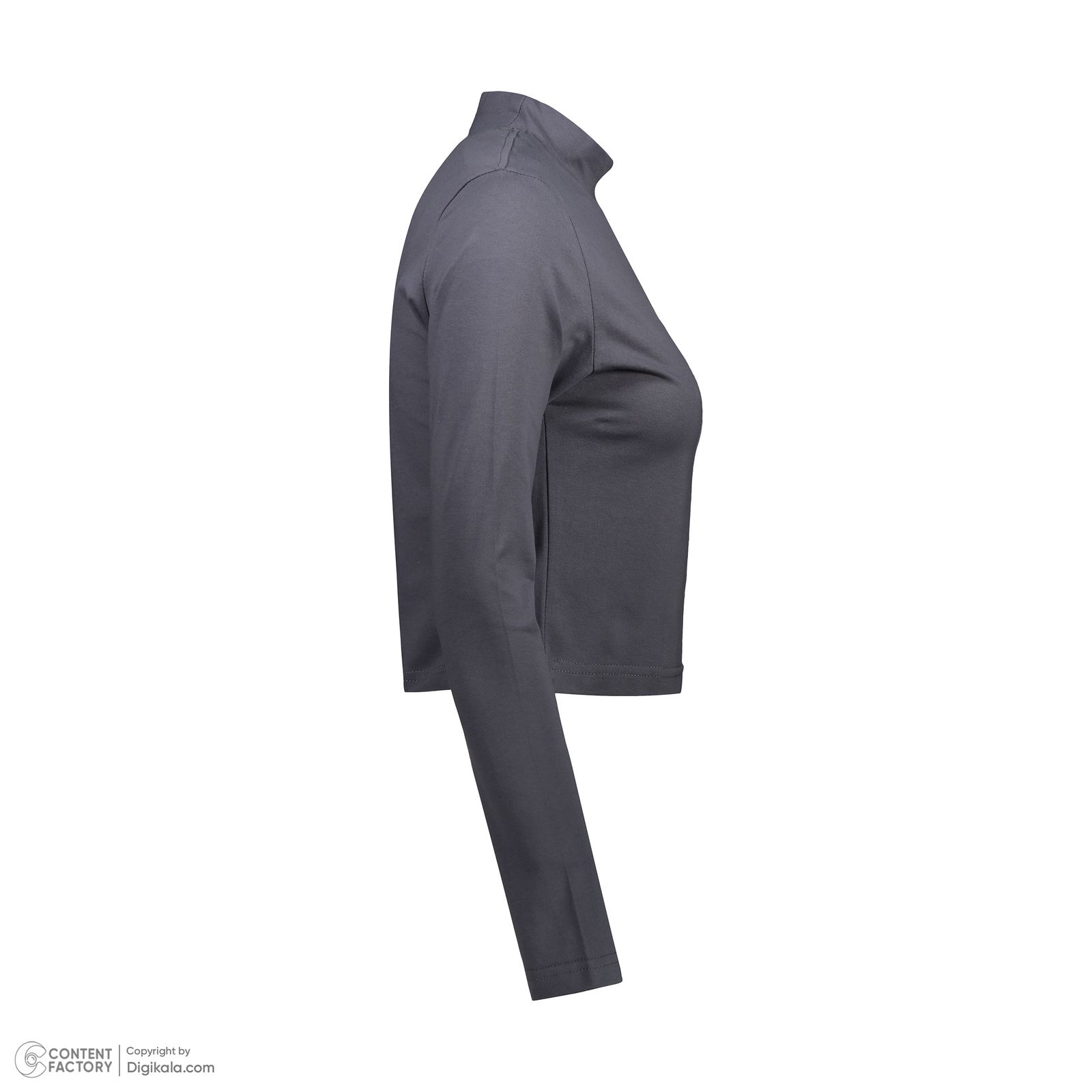 کراپ تیشرت آستین بلند زنانه کانتکس مدل 204 - - 3