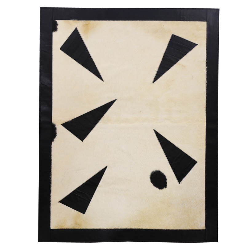 کلاژ فرش چرم و پوست مدل LFR018 کلاژ فرش چرم و پوست مدل LFR018