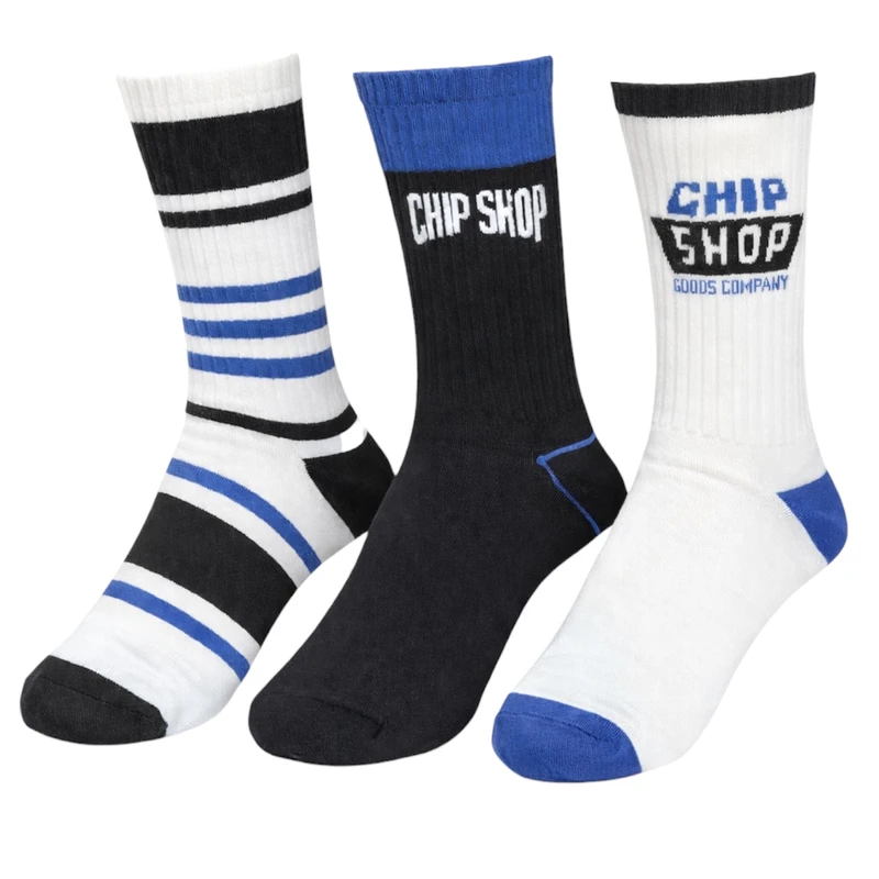 جوراب ورزشی ساق بلند زنانه مدل B-3 مجموعه 3 عددی