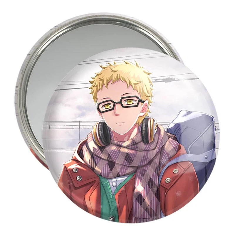 آینه جیبی خندالو مدل سوکیشیما کئی انیمه آبشار سرنوشت هایکیو کاگیاما  کد 11179