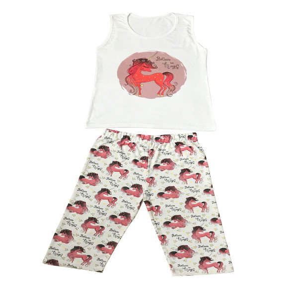 ست تاپ و شلوارک زنانه گی دُلان مدل SS67