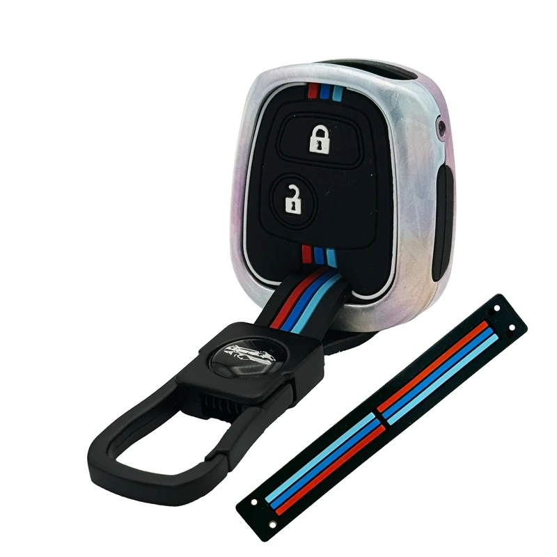 کاور ریموت و سوئیچ خودرو ژیلو مدل newflzisorati مناسب برای پژو 207 به همراه بند اضافه