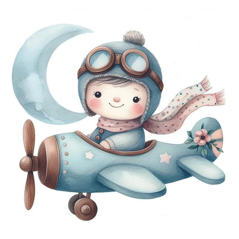 استیکر دیواری کودک مدل شازده خلبان 
