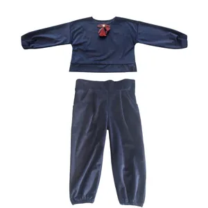 ست سویشرت و شلوار دخترانه مدل مخمل