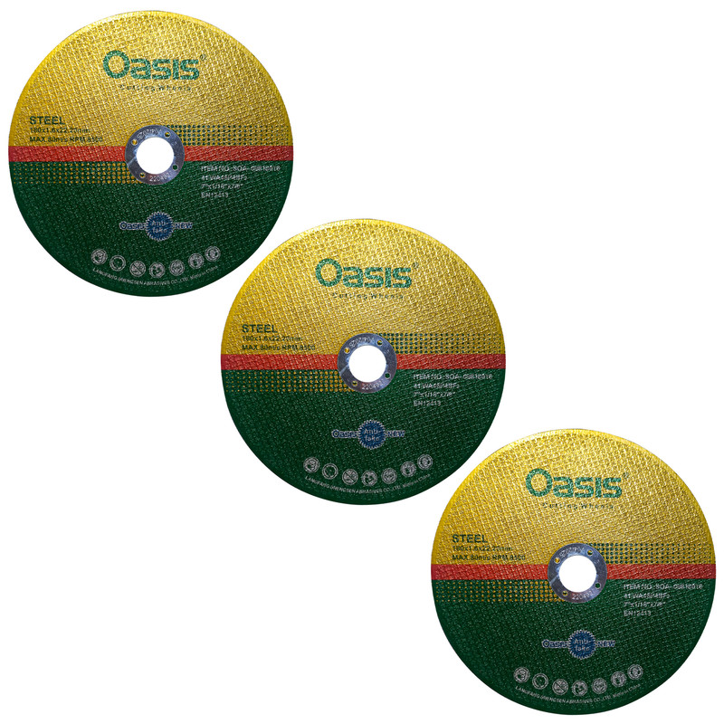 صفحه فرز استیل بر اوسیس مدلEN12413 مجموعه سه عددی