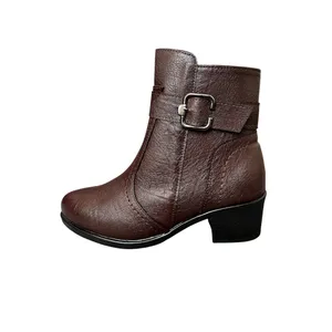 نیم بوت زنانه مدل تک سگک کد 0852