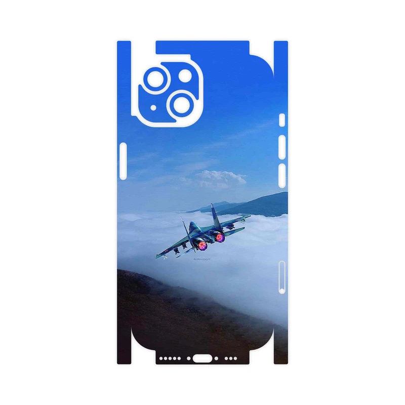 برچسب پوششی ماهوت مدل Fighter plane Su27-FullSkin مناسب برای گوشی موبایل اپل iPhone 15