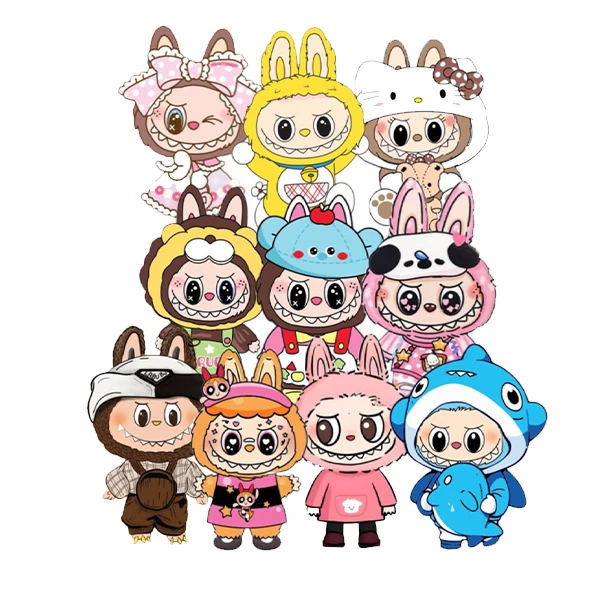 استیکر پارچه و لباس پاد آفرین طرح لبوبو کد 216