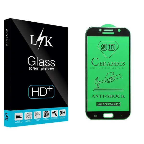 محافظ صفحه نمایش سرامیکی ال کی مدل +LITE مناسب برای گوشی موبایل سامسونگ Galaxy A7 2017/ A720