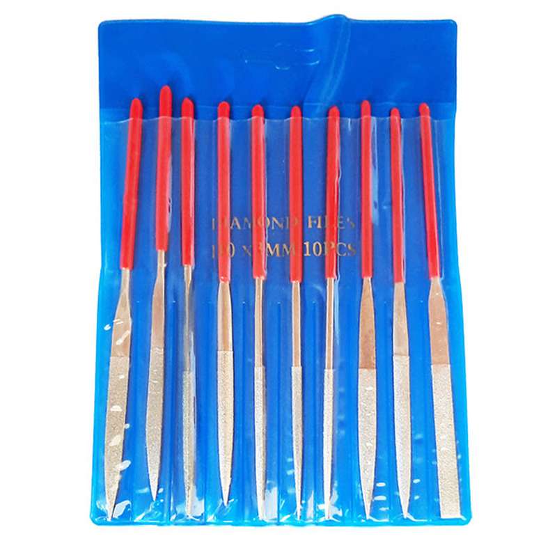 سوهان زرگری مدل DIAMOOND160.4mm مجموعه 10 عددی سوهان زرگری مدل DIAMOOND160.4mm مجموعه 10 عددی