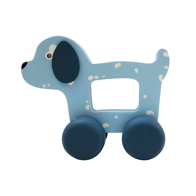 اسباب بازی چوبی مدل سگ ماشینی کد MKids48-3D