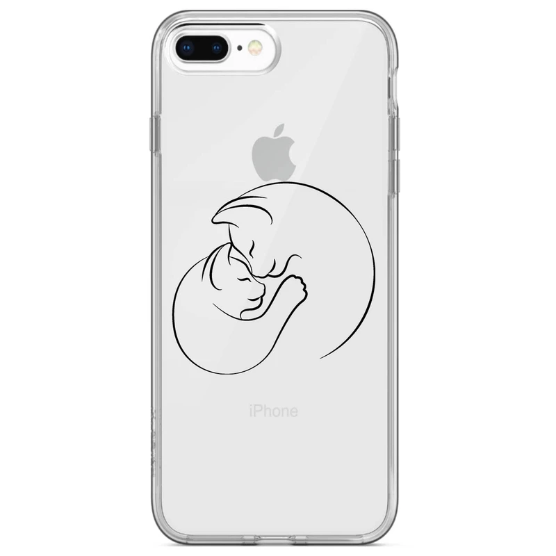 کاور مگافون طرح گربه مدل C61-B مناسب برای گوشی موبایل اپل iPhone 7 Plus