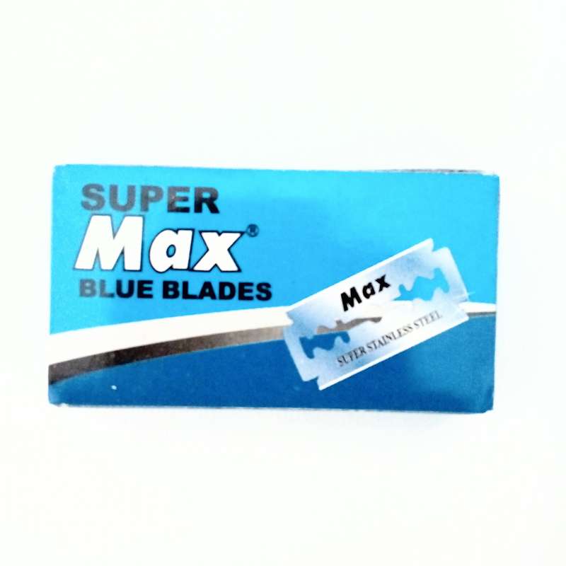 تیغ یدک اصلاح سنتی سوپر مکس مدل SUPER PLATINUM بسته ۱۰ عددی
