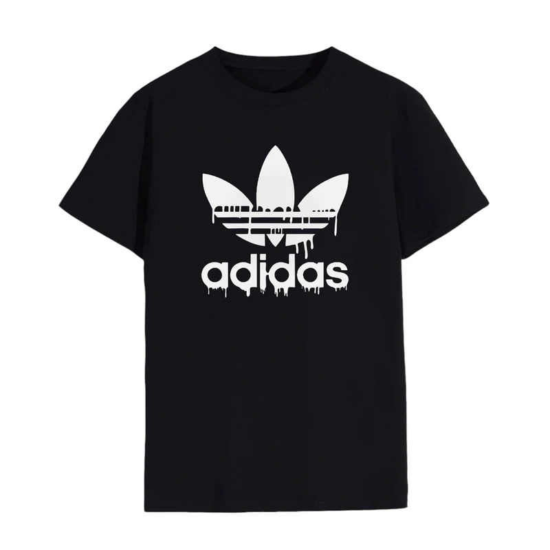 تی شرت لانگ آستین کوتاه زنانه مدل لوگو‌ کد 17