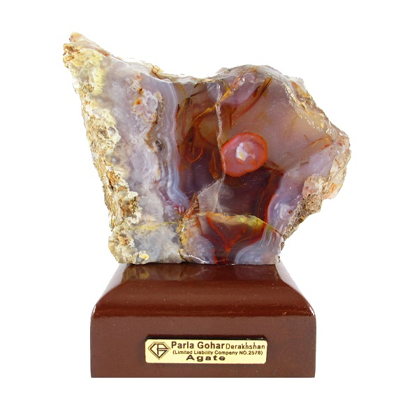 سنگ راف عقیق  پارلا گوهر کد 2702
