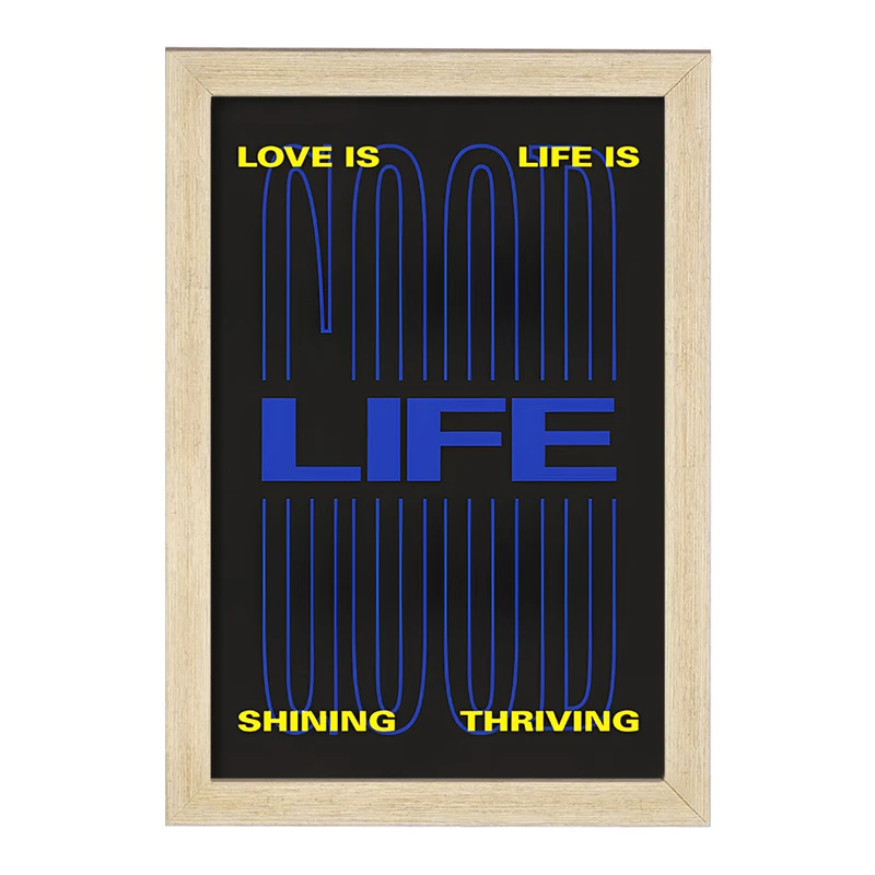 تابلو خندالو مدل Life کد F6390