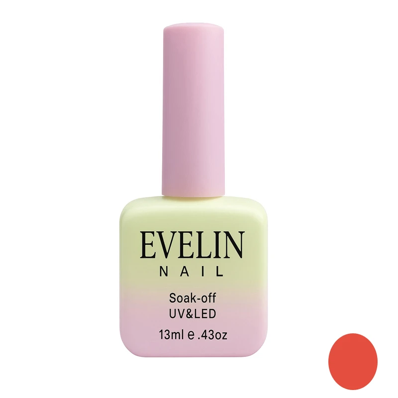 لاک ژل براق ناخن اولاین مدل 13M شماره 10 رنگ هلوئی