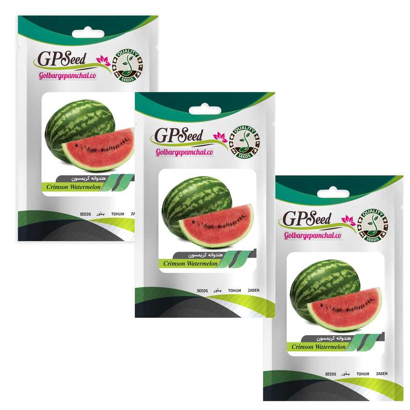 بذر هندوانه کریمسون گلبرگ پامچال کد GPF-136 مجموعه 3 عددی