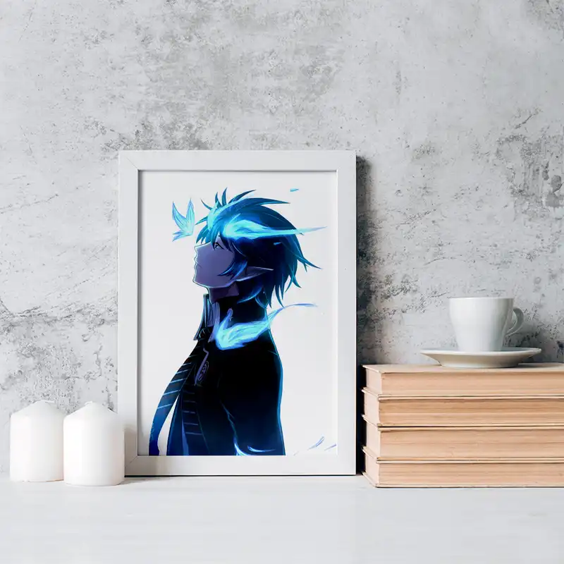 تابلو خندالو مدل رین انیمه جنگیر آبی کد 16378