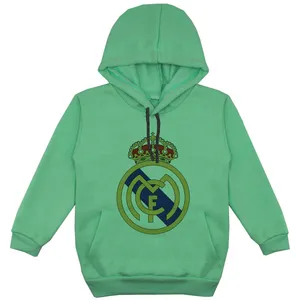 هودی پسرانه مدل رئال مادرید F91 رنگ سبز
