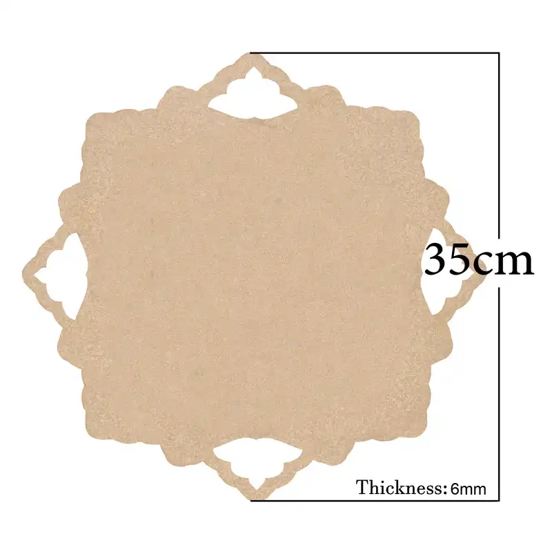 اسلایس چوبی مستر راد مدل اسلیمی طرح سینی کد 3030