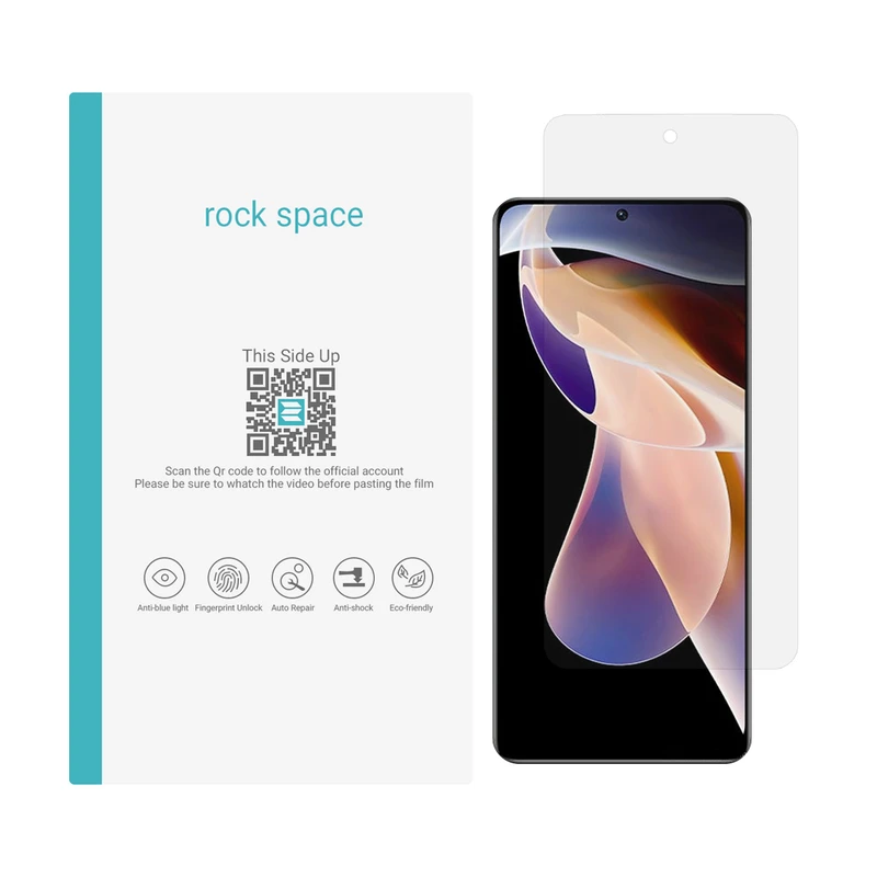 محافظ صفحه نمایش شفاف راک اسپیس مدل Hygel مناسب برای گوشی موبایل شیائومی Redmi Note 11 Pro Plus