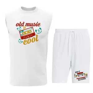 ست تاپ و شلوارک مردانه مدل M067W