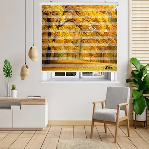 پرده زبرا زیو کد L5000 سایز 150X150 سانتی متر