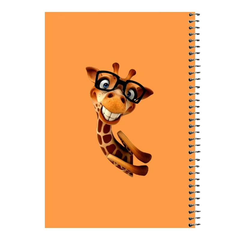 دفتر مشق 80 برگ اس جی مدل زرافه   