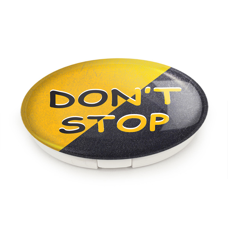 آینه جیبی خندالو طرح Dont Stop مدل تاشو کد 10047