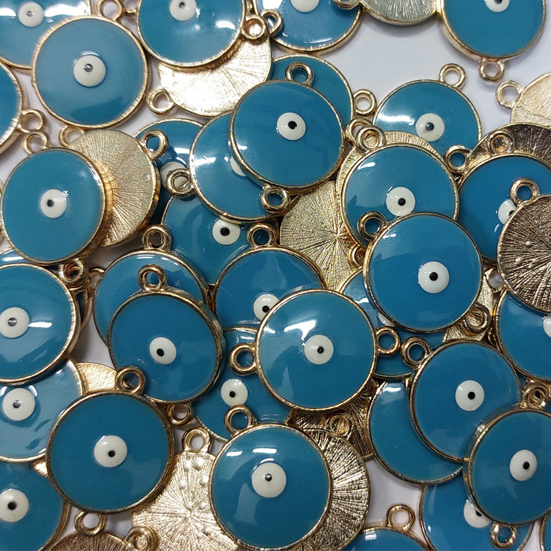 آویز دستبند دخترانه مدل چشم نظر کد 111 بسته 5 عددی