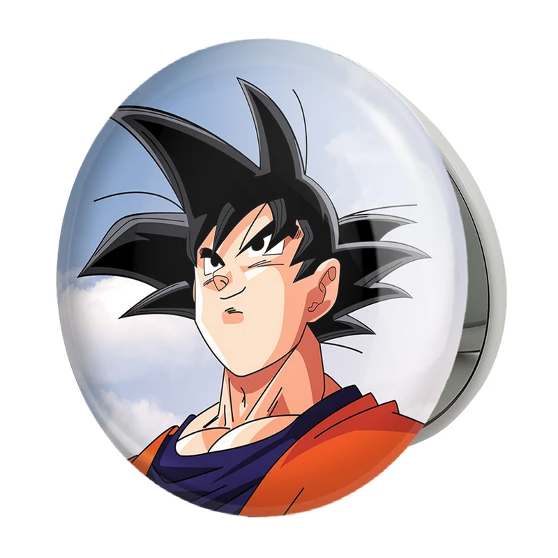 آینه جیبی خندالو طرح گوکو انیمه دراگون بال Dragon Ball مدل تاشو کد 12063 