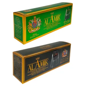 چای سیاه عطری کیسه ای و چای سبز کیسه ای الامیر 2 بسته 25 عددی