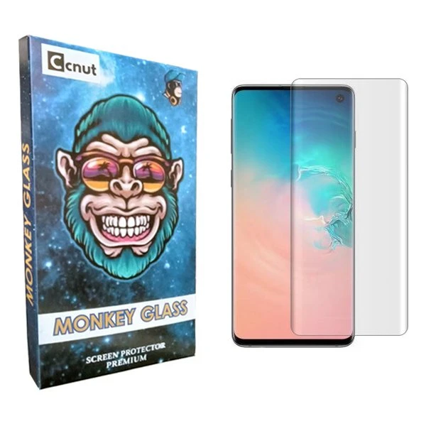 محافظ صفحه نمایش کوکونات مدل mnk UV_NW مناسب برای گوشی موبایل سامسونگ Galaxy S10