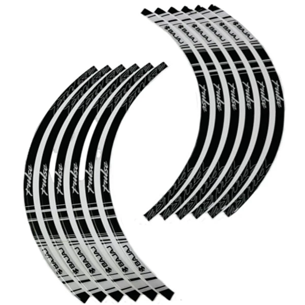  پد برچسب دور رینگ موتور سیکلت وارون مدل W-17-WH مناسب برای پالس بسته 12 عددی