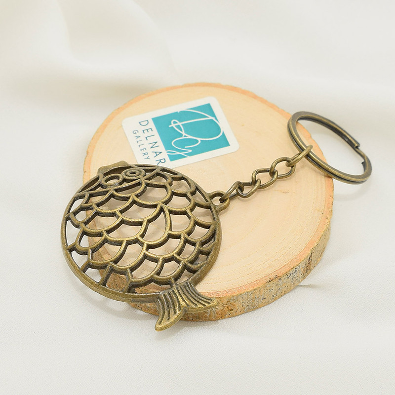 جاکلیدی زنانه دلنار گالری مدل ماهی