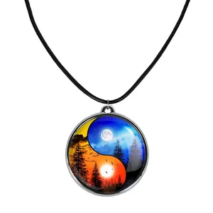 گردنبند خندالو مدل یین و یانگ کد 2769227693