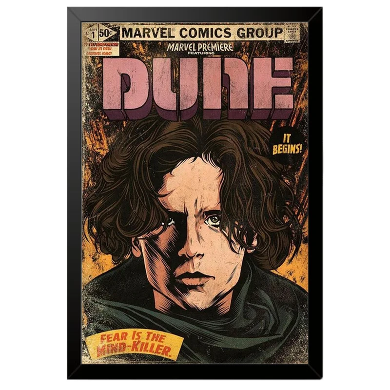 تابلو بکلیت طرح فیلم تلماسه Dune مدل B-po2055 فریم مشکی