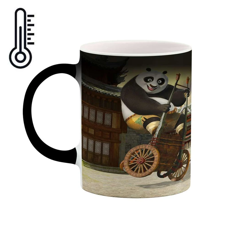 ماگ حرارتی کاکتی مدل انیمیشن پاندا کونگ فو کار کد mgh10563