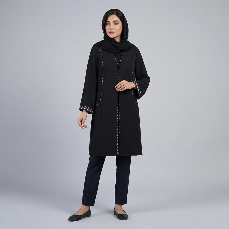 مانتو روی باسن زنانه مدل ترانه