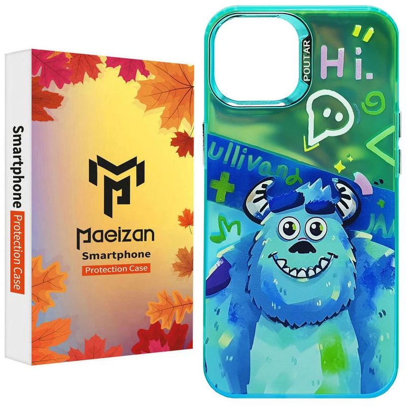 کاور پاییزان مدل Sullivan Monster Inc طرح لاکچری مناسب برای گوشی موبایل اپل IPhone 13 /14