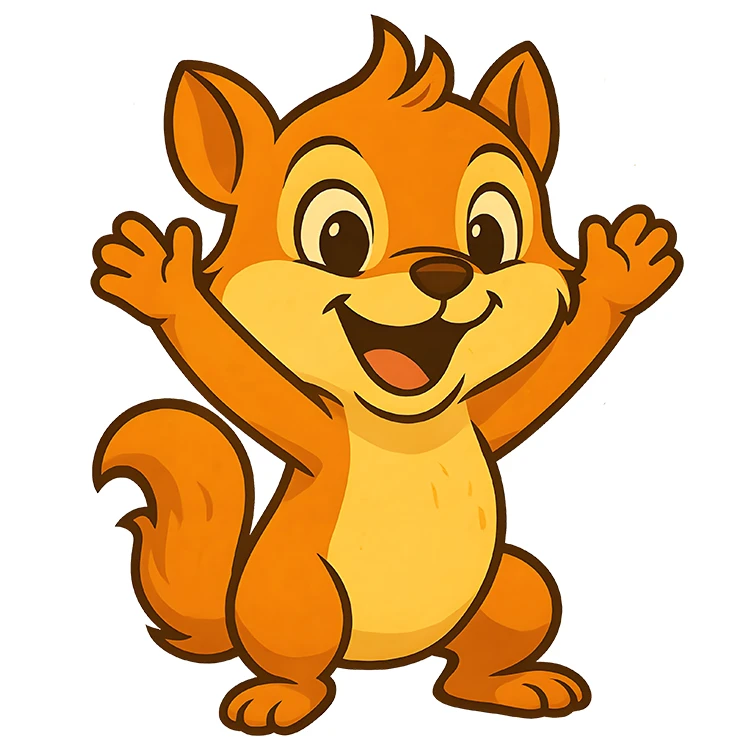 استیکر پارچه و لباس پاد آفرین مدل سنجاب کد DKST575