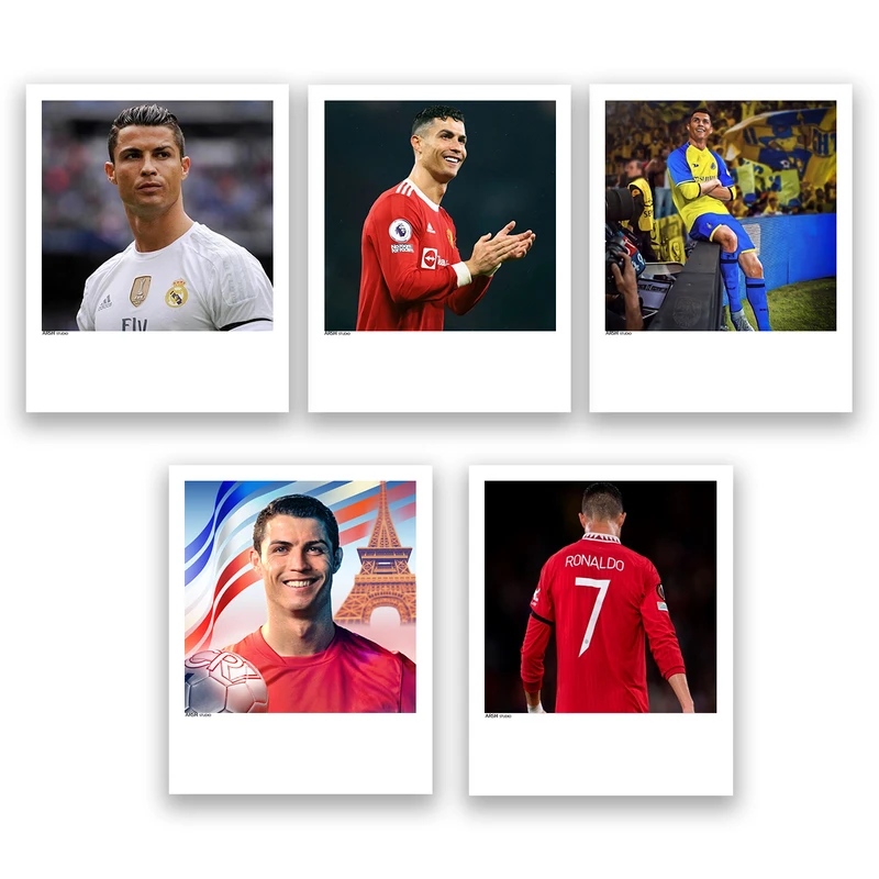 آویز تزیینی عرش مدل ورزشی رونالدو کد Asa530 مجموعه پنچ عددی