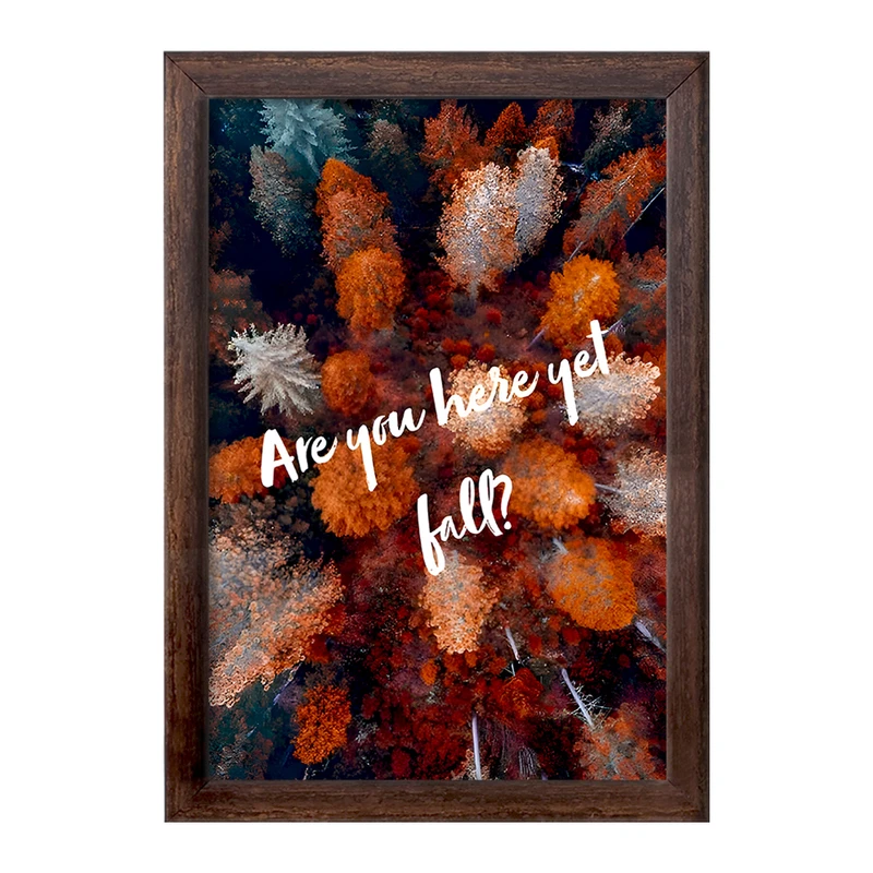 تابلو خندالو طرح پاییز کد F5247