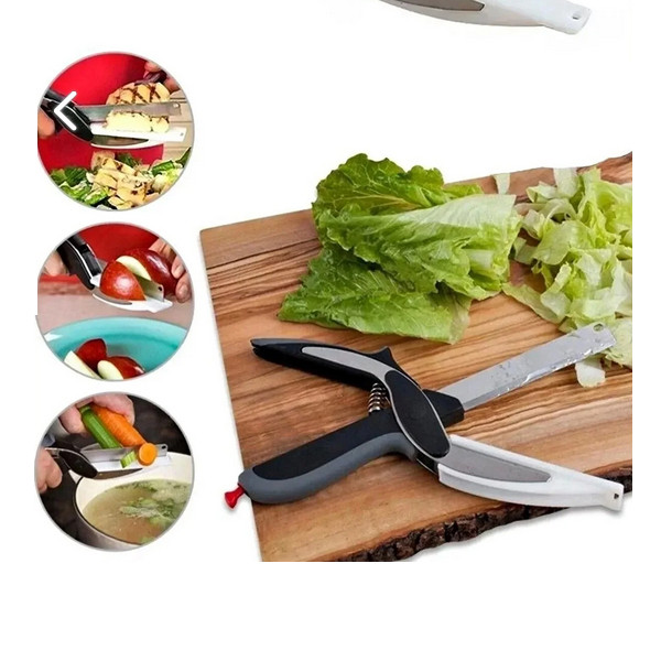 قیچی آشپزخانه چندمنظوره مدل clever cutter قیچی آشپزخانه چندمنظوره مدل clever cutter