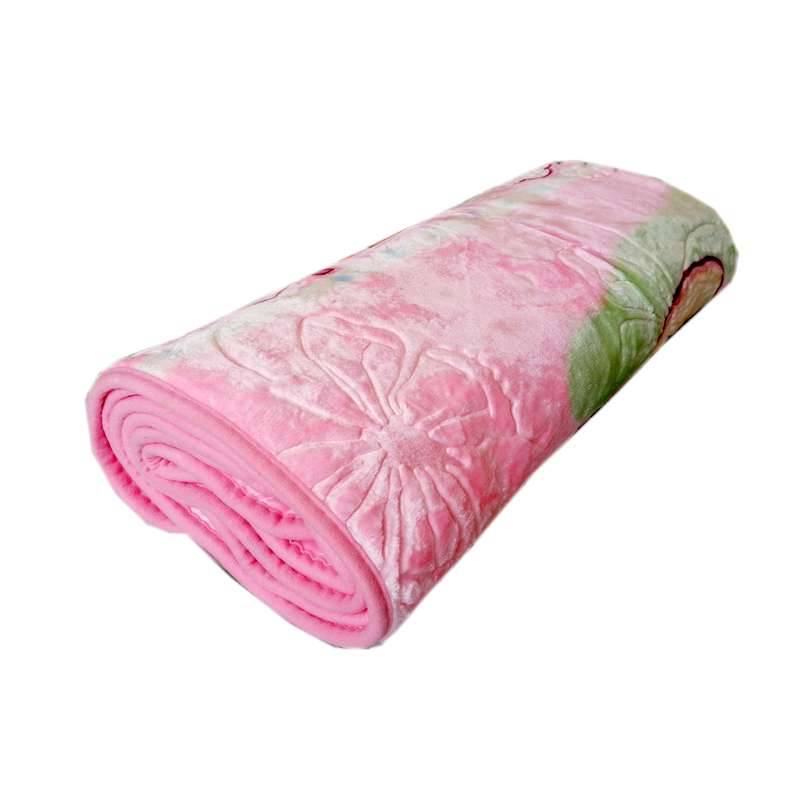 پتو کودک نیو سنفیلا طرح خرس صورتی سایز 140x110 سانتی متر