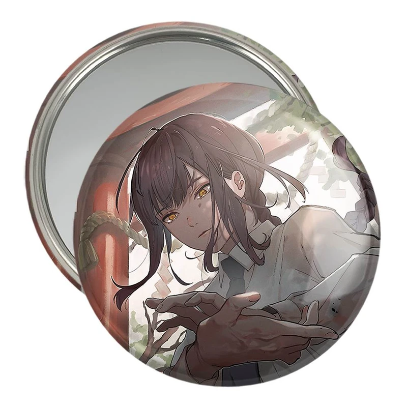 آینه جیبی خندالو مدل ماکیما انیمه مرد اره ای Chainsaw Man  کد 22306