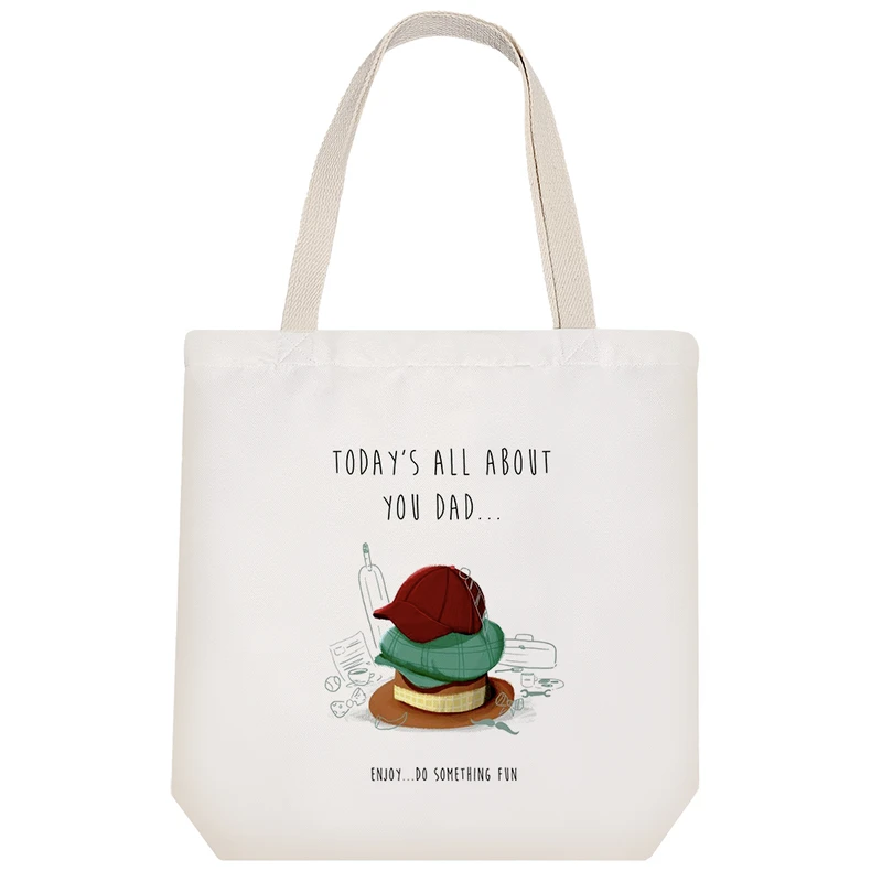 ساک خرید خندالو مدل Today's All About You Dad کد H1698