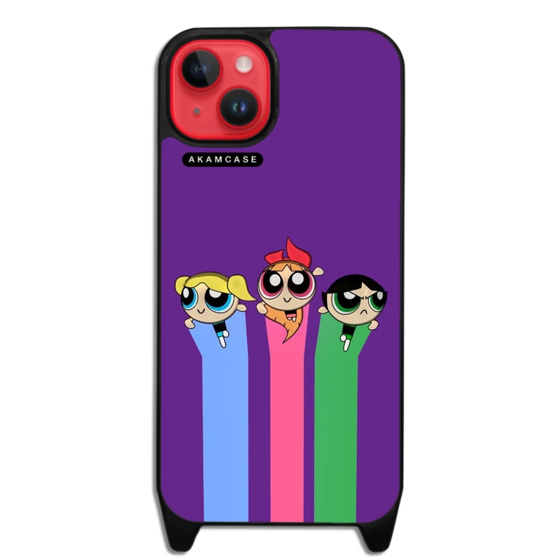 کاور آکام مدل AMCWLA14PLUS-POWERPUFF GIRLS 13مناسب برای گوشی موبایل اپل iPhone 14 Plus